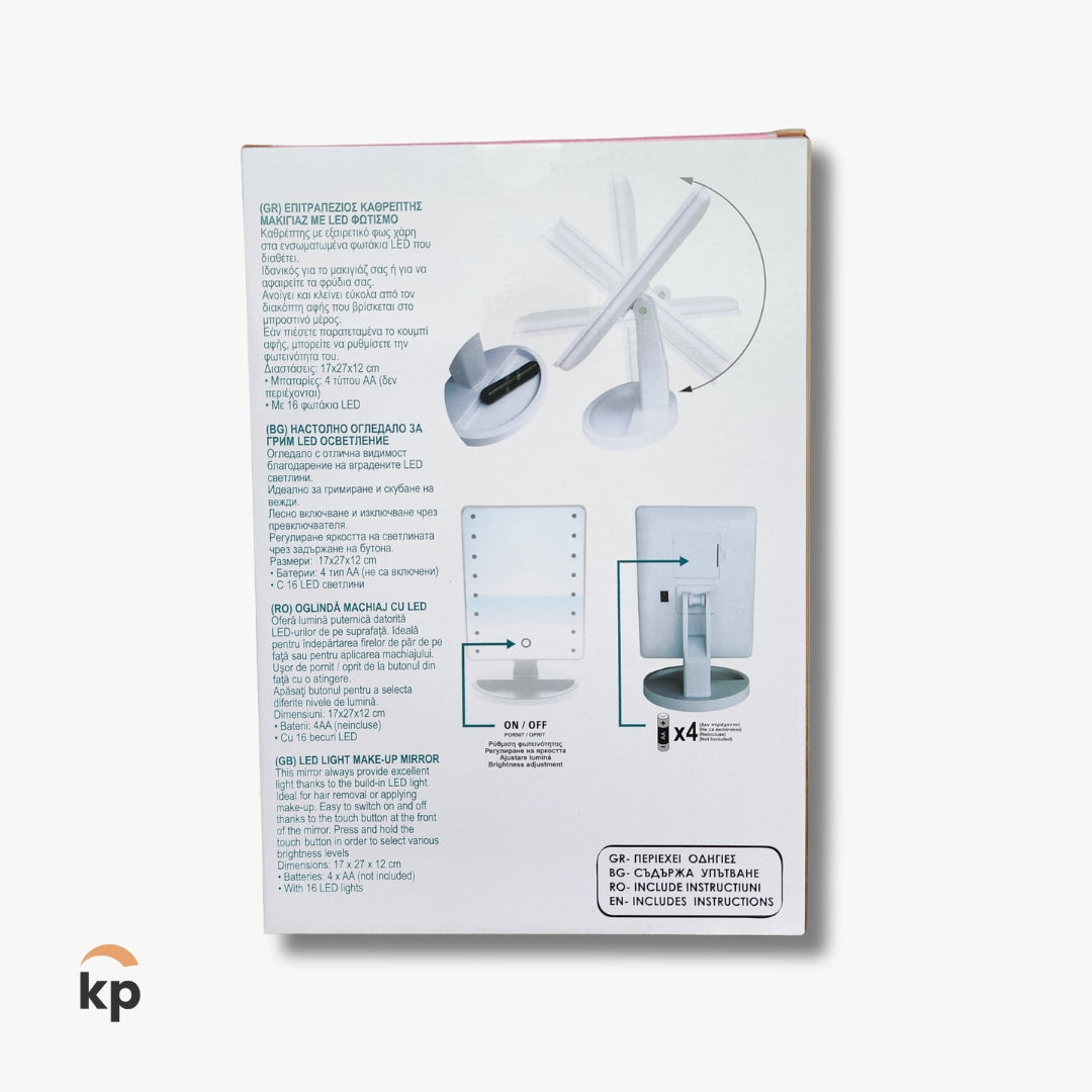 LED ogledalo za šminkanje